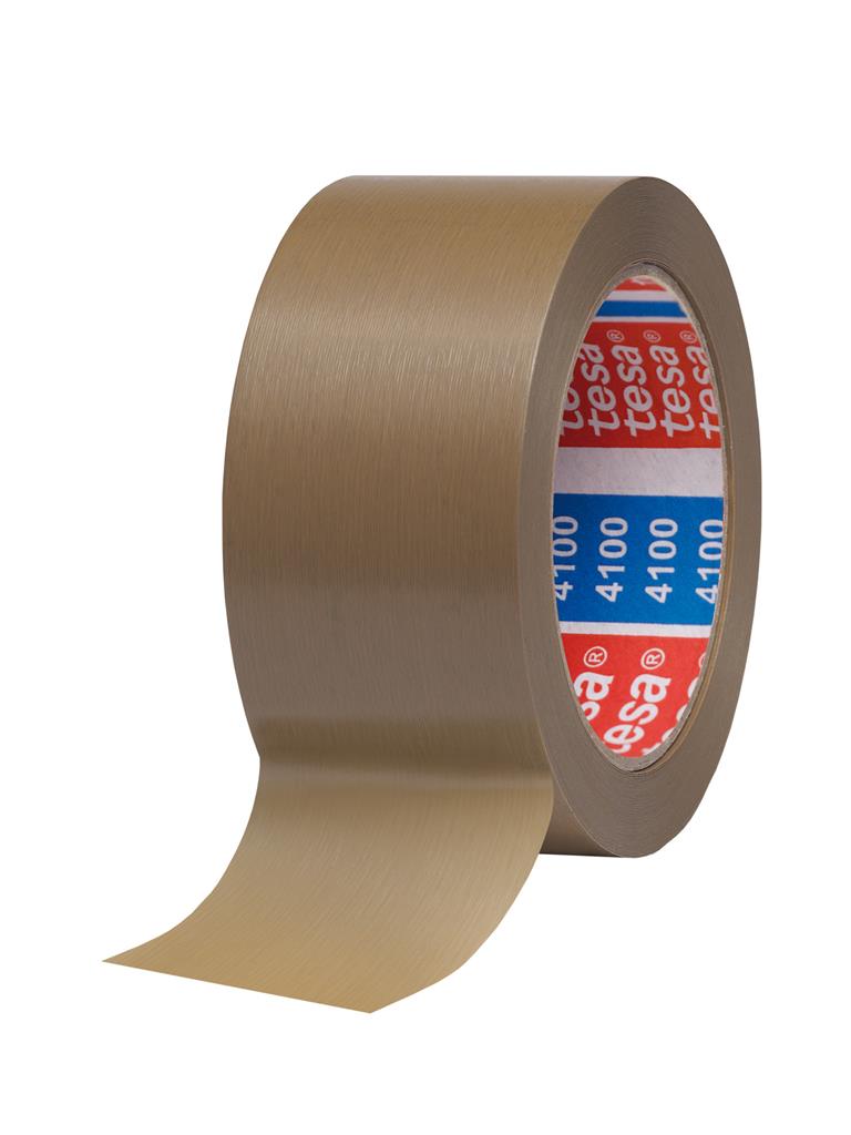 PRECINTO PVC TESA 4100 50MMX66M MARRON RUGOSO