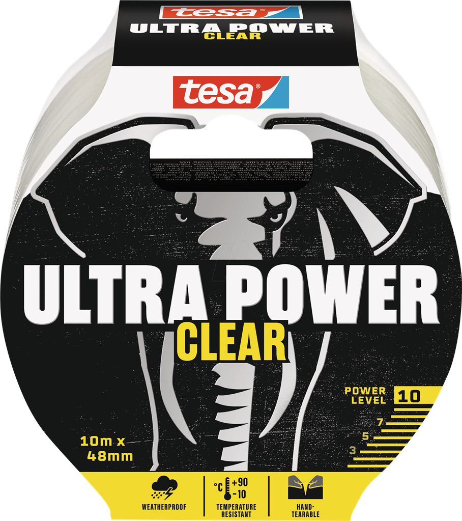 CINTA TESA ULTRA POWER CLEAR 48MMX10M (56496)