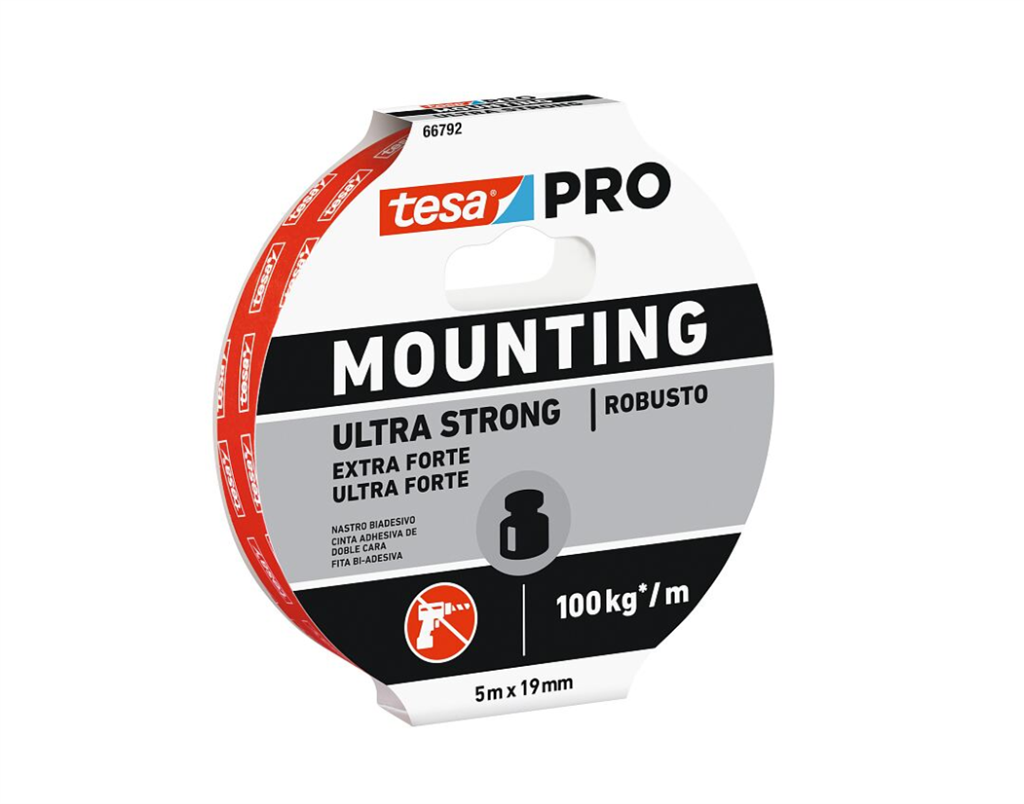 CINTA MONTAJE TESA POWERBOND 66792 19MMX5M