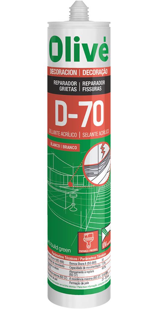 OLIVE MASILLA ACRILICA D-70 GRIS 300ML