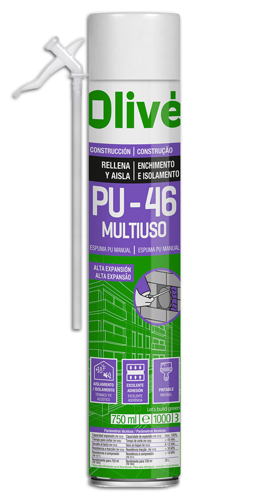 PENOSIL ESPUMA PU PU-46 CANULA 750CC 