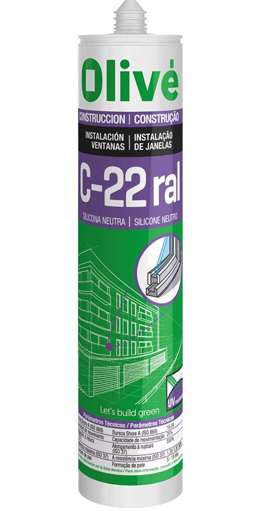 OLIVE SILICONA NEUTRA NEGRA C-22 300ML