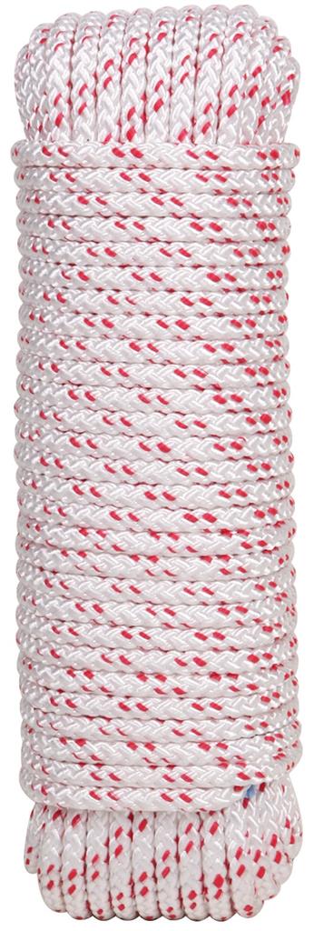 CUERDA POLIES. TRENZ. 6MMX5M BLANCO 420010003744