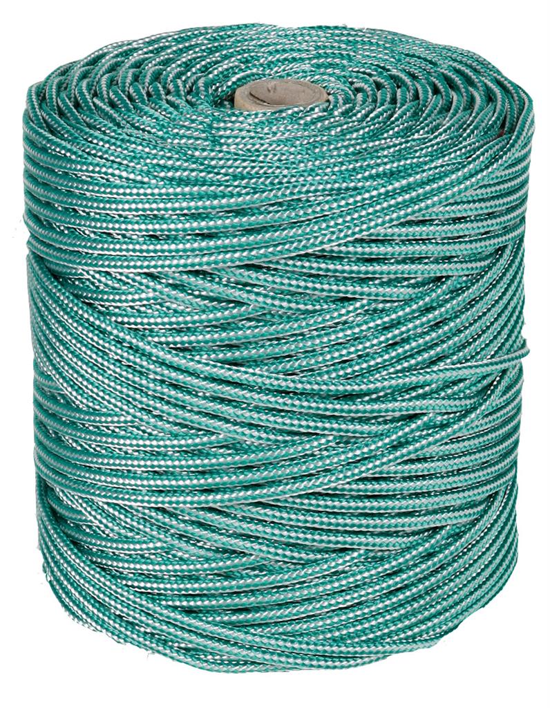 CORDON POLIES. 4MM 200M VERDE/BLANCO 487007001014