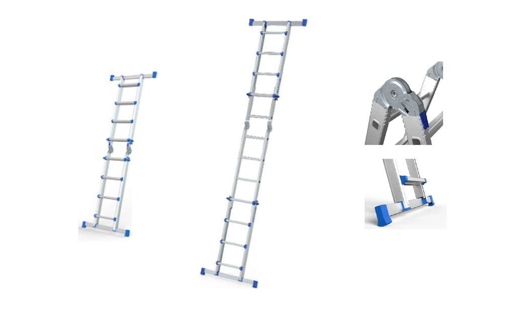 ESCALERA ZARGES WERNER TELESCOPICA 4+4 PELD. 48974