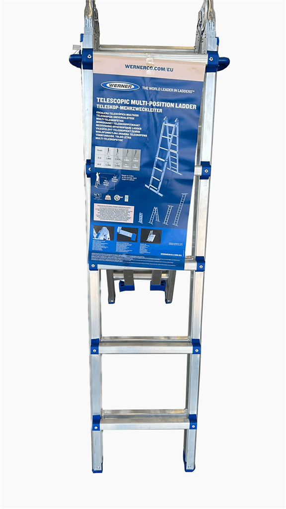 ESCALERA ZARGES WERNER TELESCOPICA 4+5 PELD. 48975
