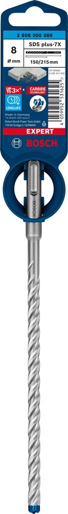 BOSCH 2.608.900.089 BROCA 7X SDS-PLUS Ø8X215MM