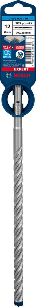 BOSCH 2.608.900.110 BROCA 7X SDS-PLUS Ø12X265MM