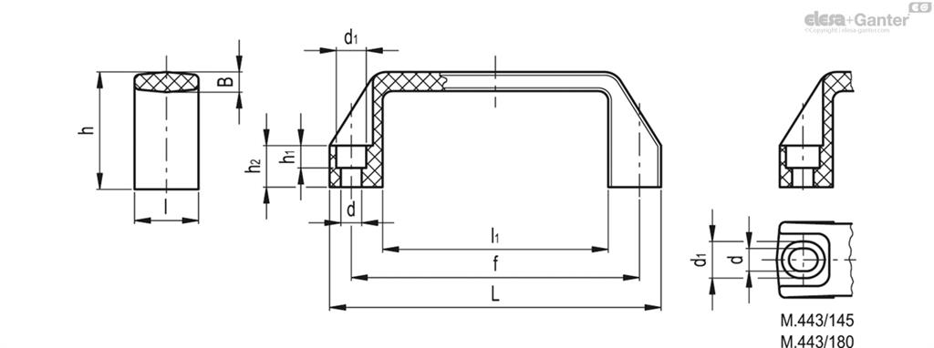 EG ASA MONTAJE FRONTAL M.443/110 N-CH (37031)