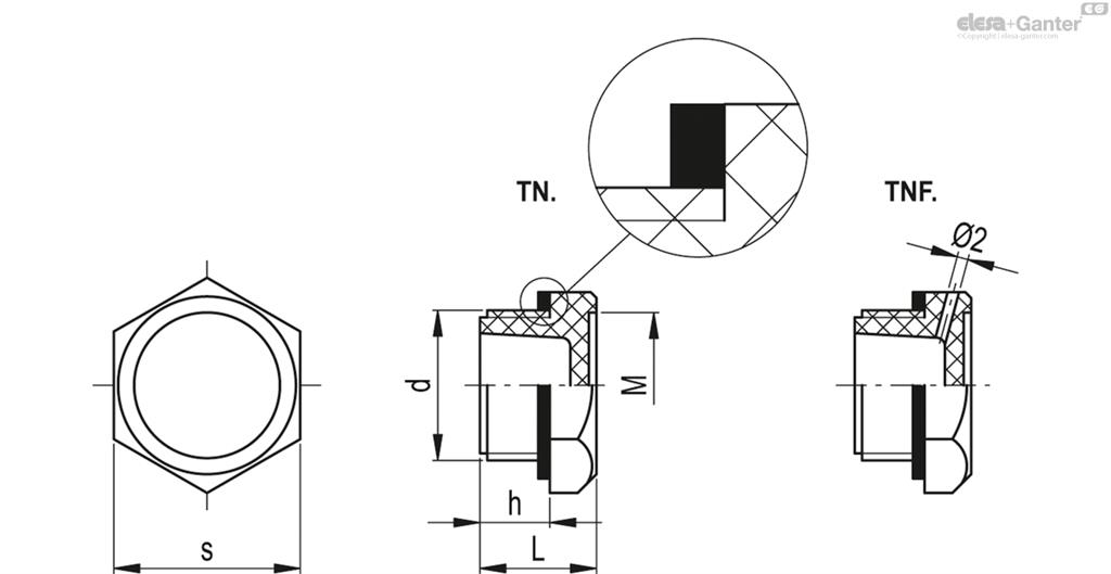 EG TAPON CIERRE TECNOPOLIMERO TN.3/4 (58298)