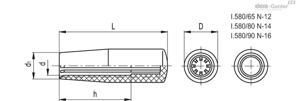 EG EMPUÑADURA MANILLA I.580/65 N-10 (24846)