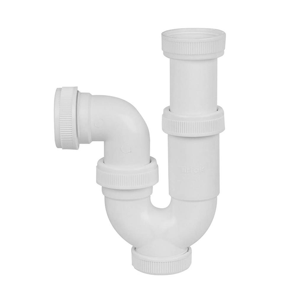 SIFON CURVO EXTENSIBLE 1" 1/2" SIN VALVULA (01592)