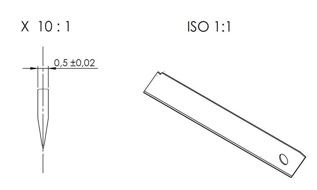 HOJA MARTOR STYROPOR 79 (10UDS)(79.60)