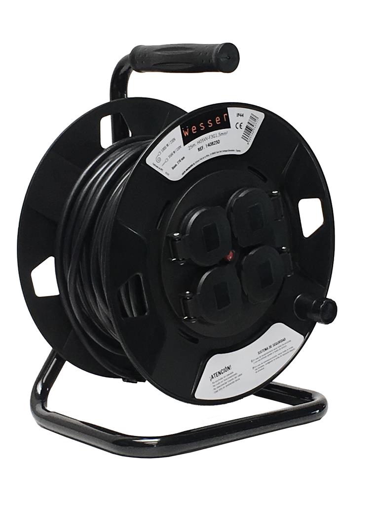 ENROLLACABLE ELEC. 4T 25M 3X1,5MM IP44 (1408250)