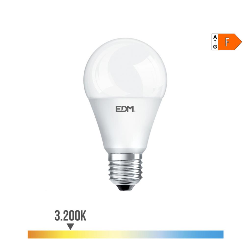 BOMBILLA STANDARD LED E27 20W LUZ CALIDA (98709)