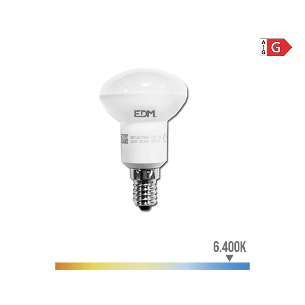 BOMBILLA REFLECTORA LED E14 5W LUZ FRIA (35483)