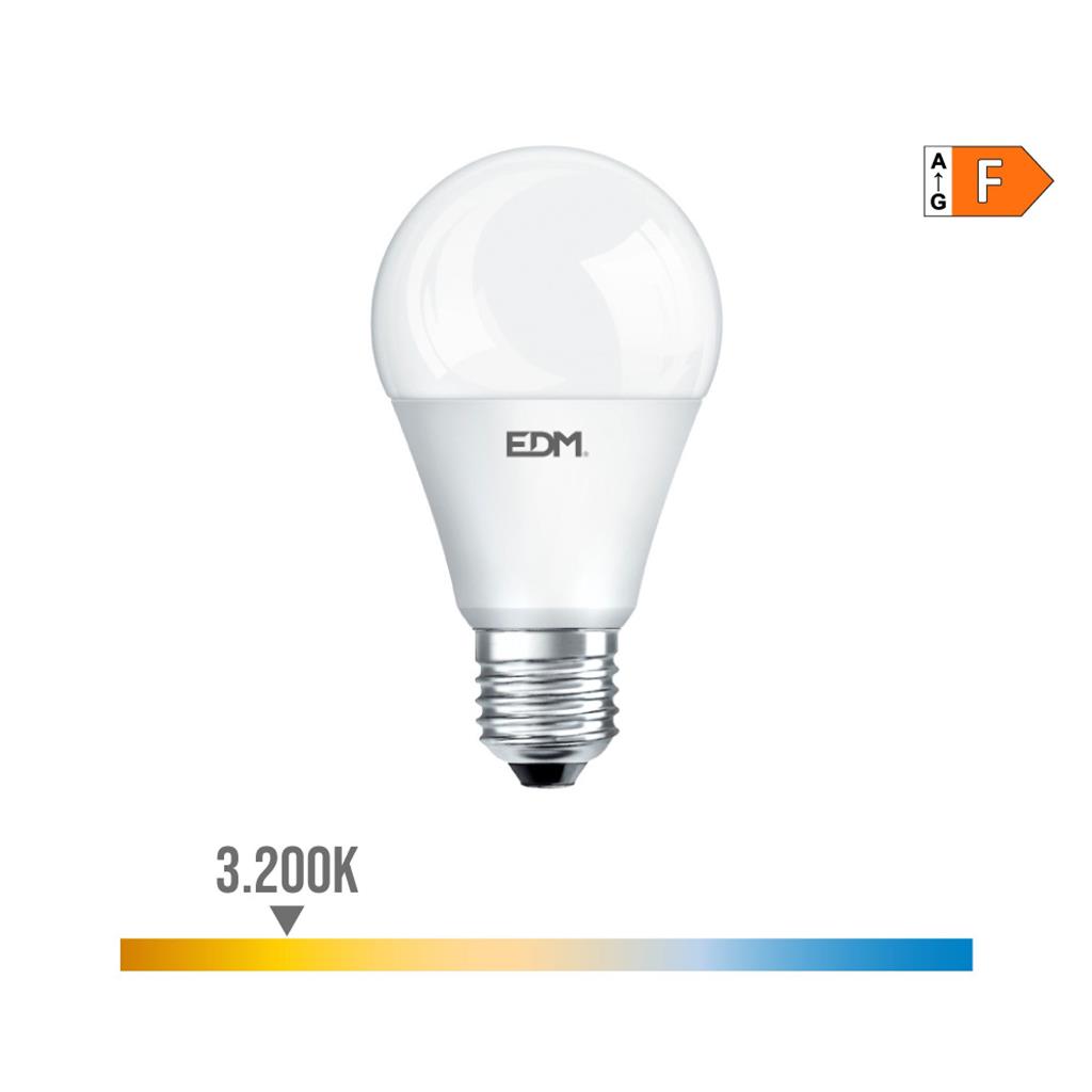 BOMBILLA STANDARD LED E27 15W LUZ CALIDA (98707)