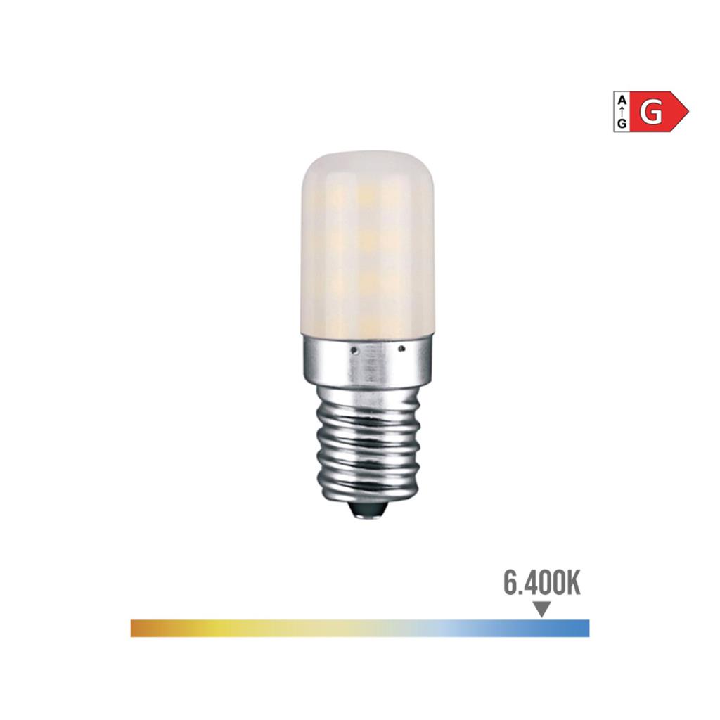 BOMBILLA PEBETERO LED E14 3W LUZ FRIA (98890)