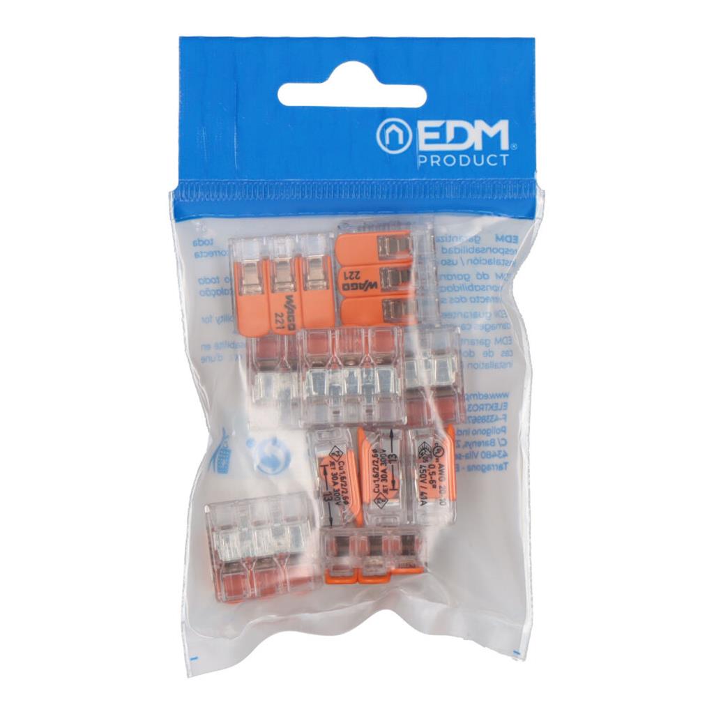 CONECTOR RAP.PALANCA 3 VIAS 41A (10UD) (E63138)