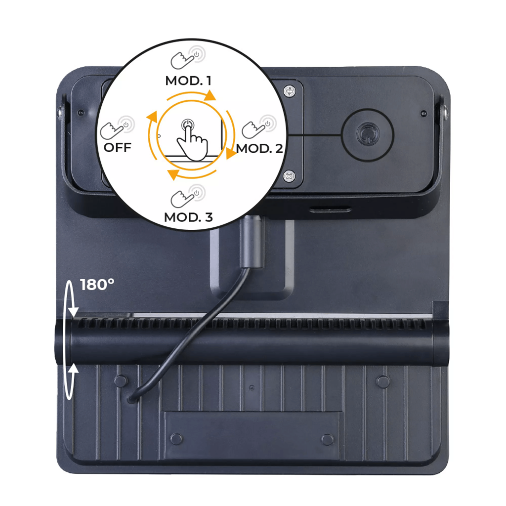 APLIQUE SOLAR 12W 1.600LM (31821)