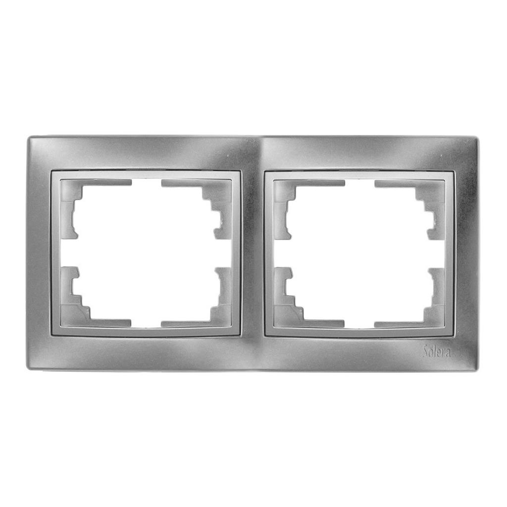 MARCO 2 E.HORIZ.PLATA 154X81X10MM "EUROPA" (42953)