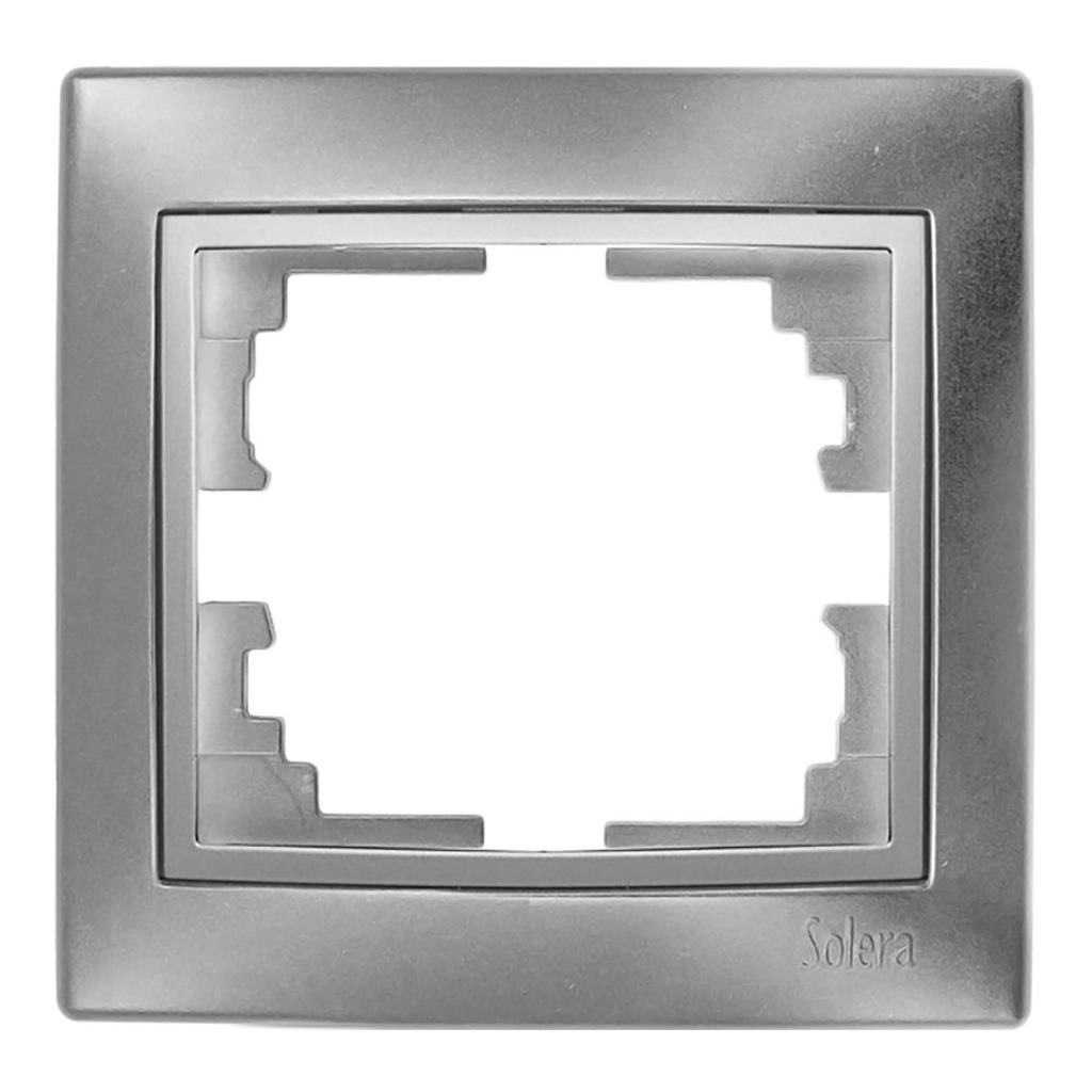 MARCO 1 ELEMENTO PLATA 83X81X10MM "EUROPA" (42949)