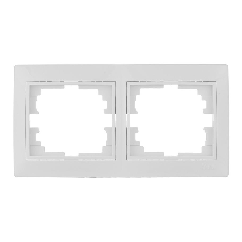 MARCO 2 E.HORIZ. BLANCO 154X81X10MM EUROPA (42956)