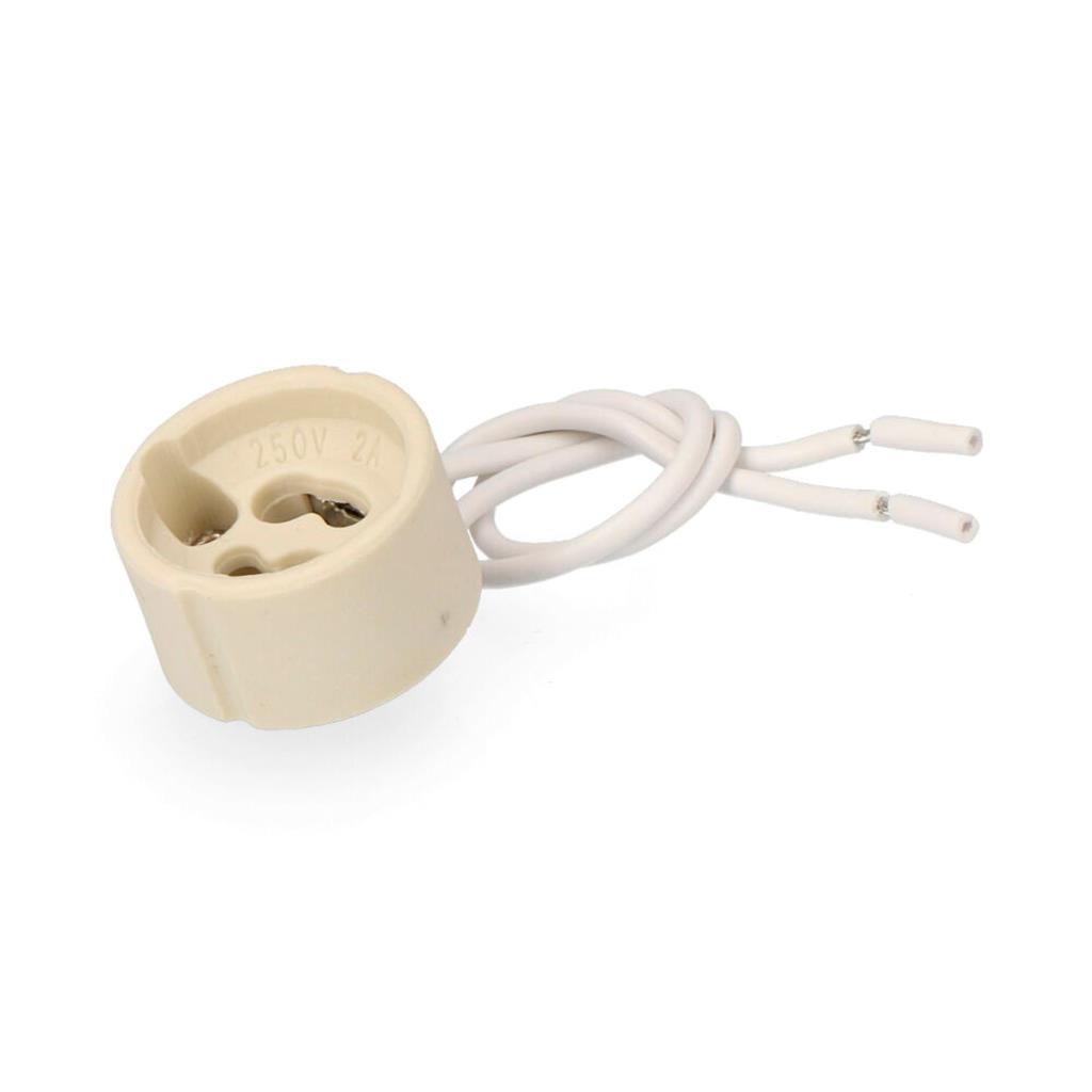 PORTALAMPARAS HALOGENO GU-10 15CM CABLE (R44033)
