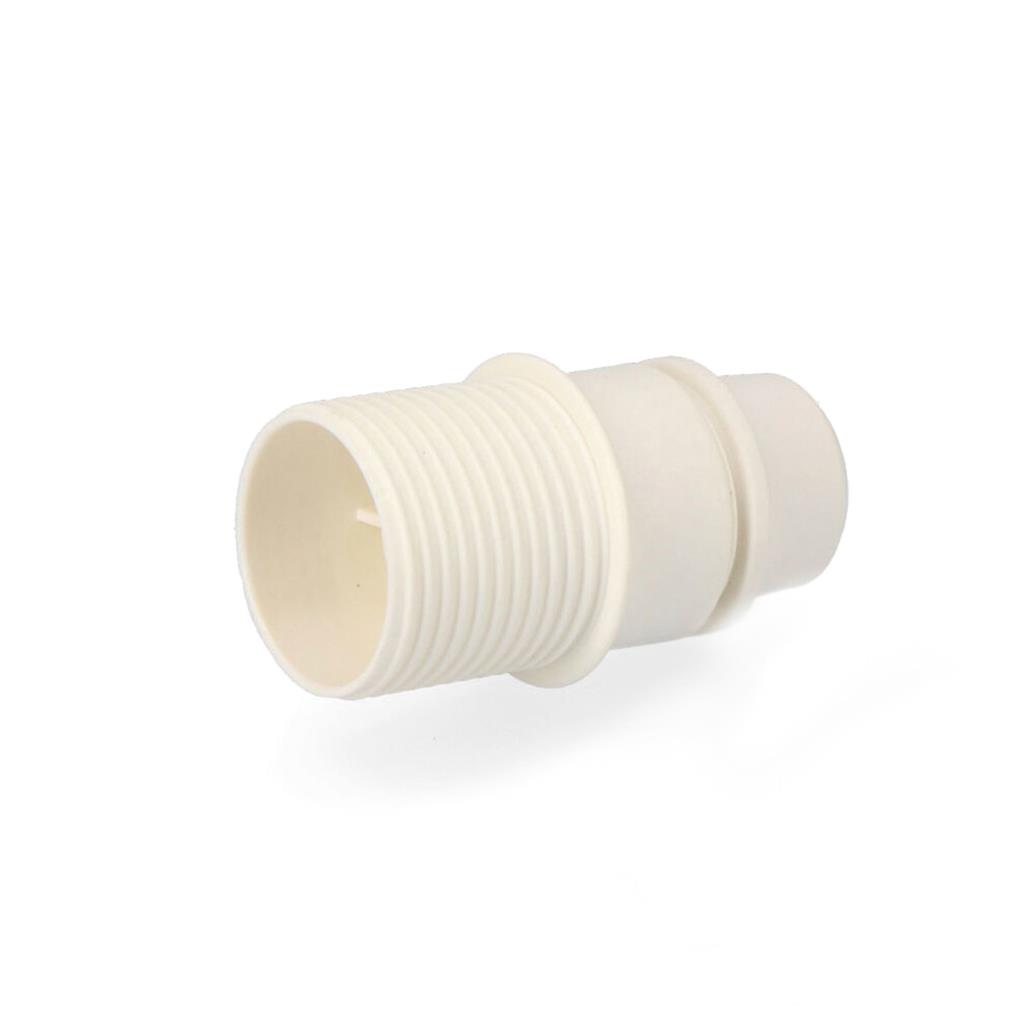 PORTALAMPARAS E-14 SEMI-ROSCADO BLANCO (R44045)