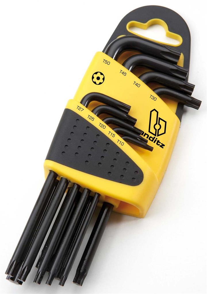JUEGO LLAVE TORX INVIOLABLE BIANDITZ (232380)