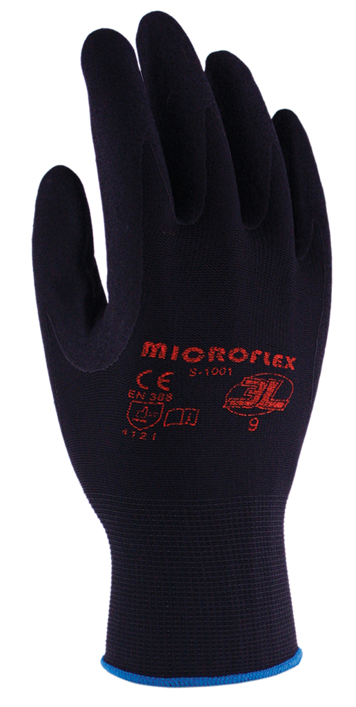 GUANTE 3L MICROFLEX NITRILO MICROPORO S-1001 T-8