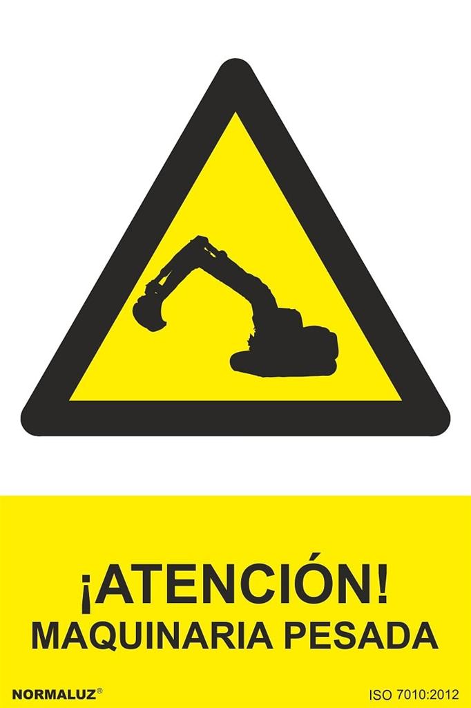 CARTEL MAQUINARIA PESADA 30X40CM