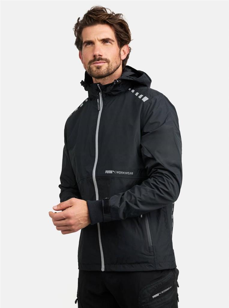 PUMA CHUBASQUERO ESSENTIALS NEGRO T-L (30-68-10E)