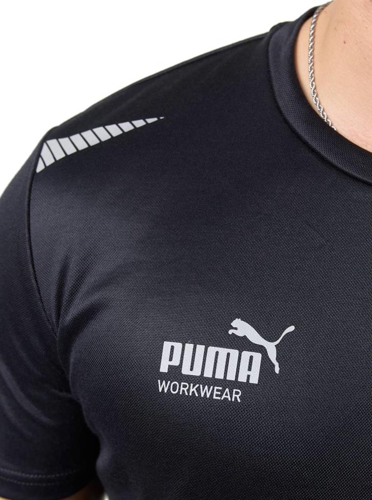 PUMA CAMISETA TERGAL M/CORTA NEGRA T-L (30-02-12)