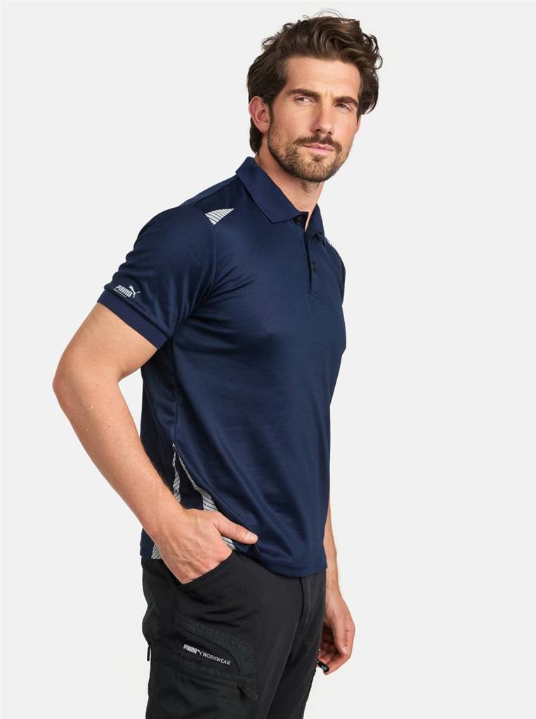 PUMA POLO TERGAL M/CORTA MARINO T-M (30-04-22)