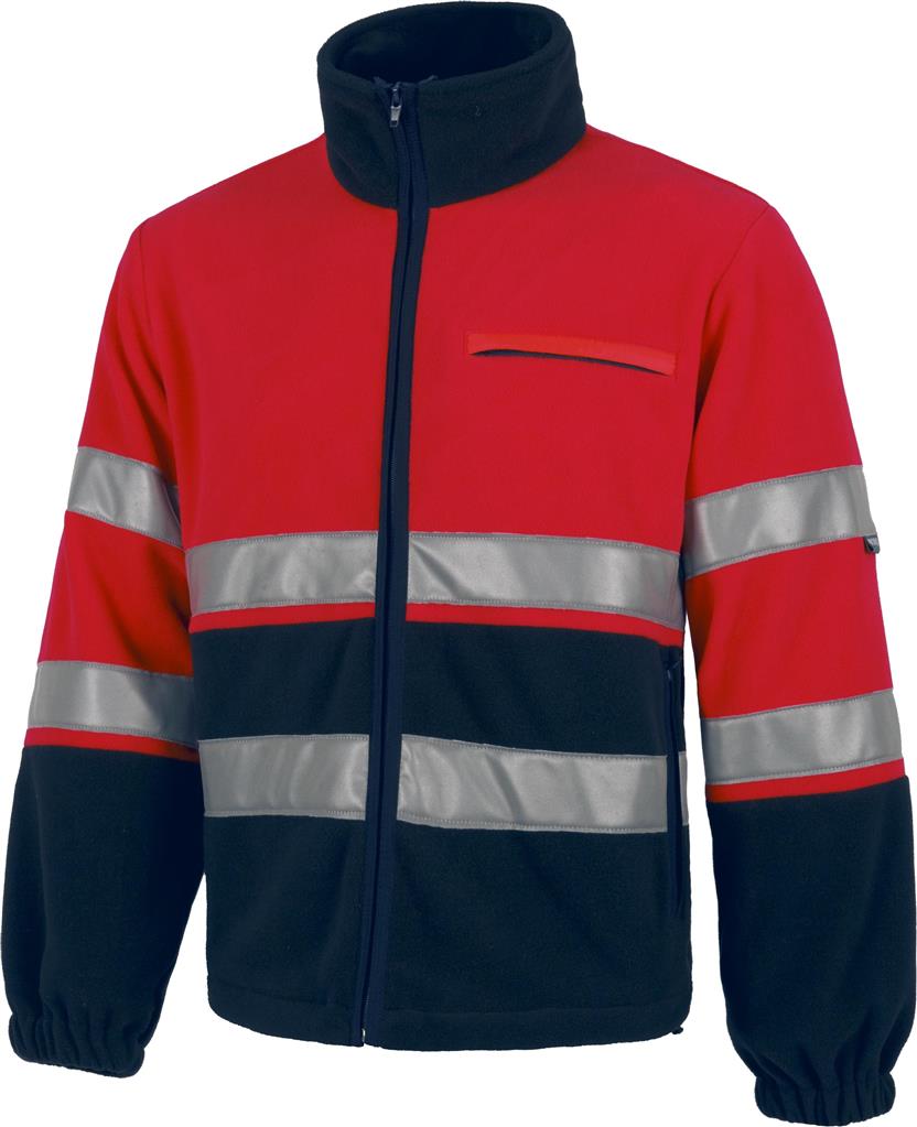 FORRO POLAR C4027 A.V. MARINO/ROJO BANDA REF. T-L