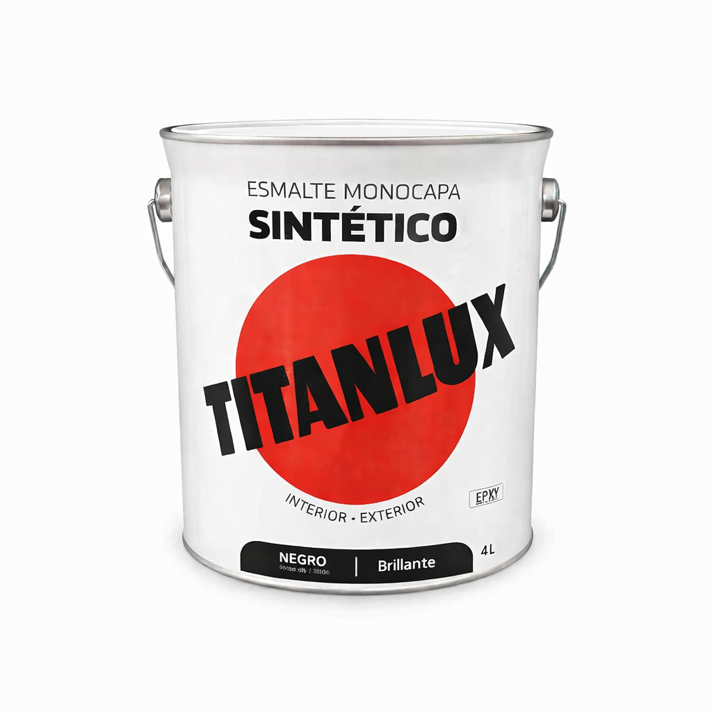 ESMALTE SINT. BRILLANTE NEGRO 4L (5808992)
