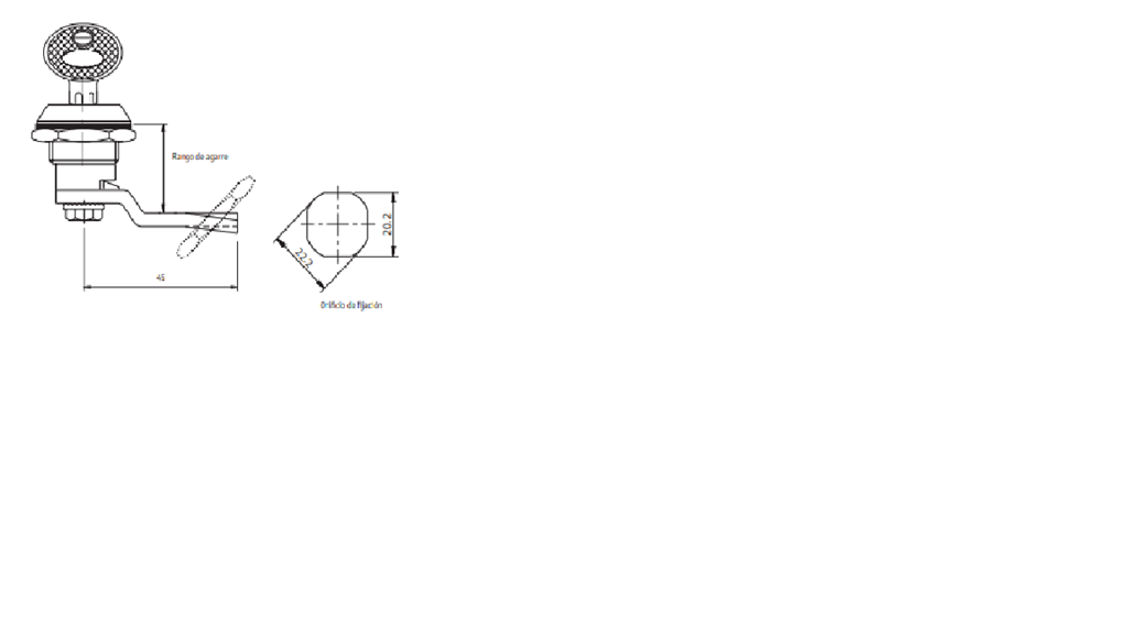 CIERRE PANEL SR5516 Ref.063110534E LLAVE IGUAL 