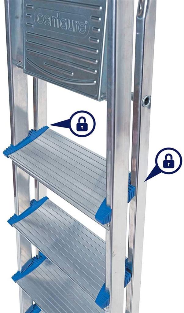 ESCALERA ZARGES TIJERA 4P BIG STEP 208204 CENTAURE