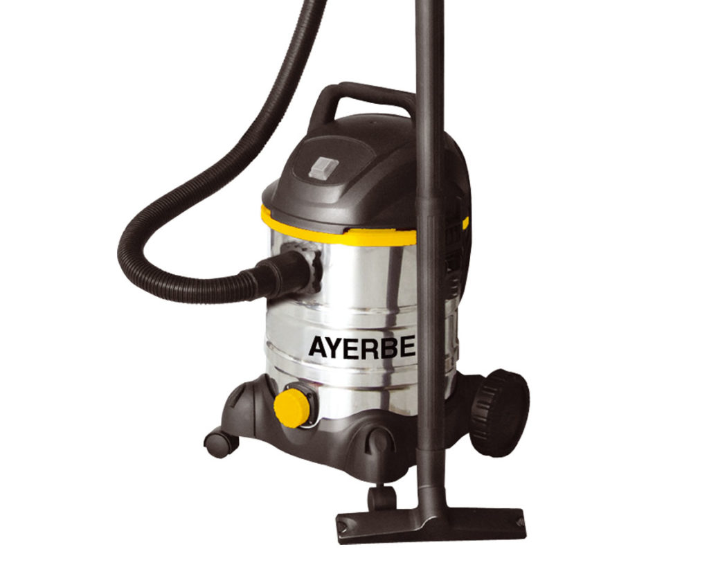 ASPIRADOR AYERBE 1300W INOX 20L BY-PASS (587040)