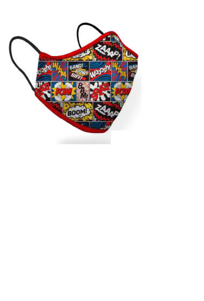 MASCARILLA LAVABLE REJILLA COMIC T-M (M1R)