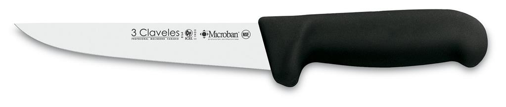 CUCHILLO CARNICERO PROFLEX 18CM NEGRO (8164)