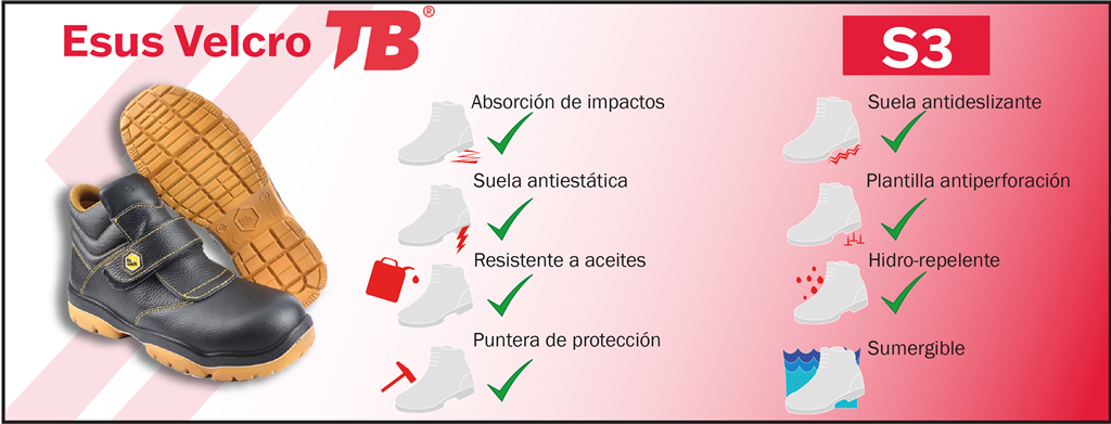 BOTA SOLDADOR TB ESUS VG (VELCRO) S3 T-44