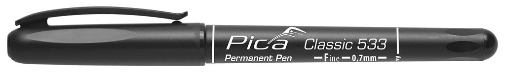 ROTULADOR PERMANENTE PICA NEGRO FINO (533/46)