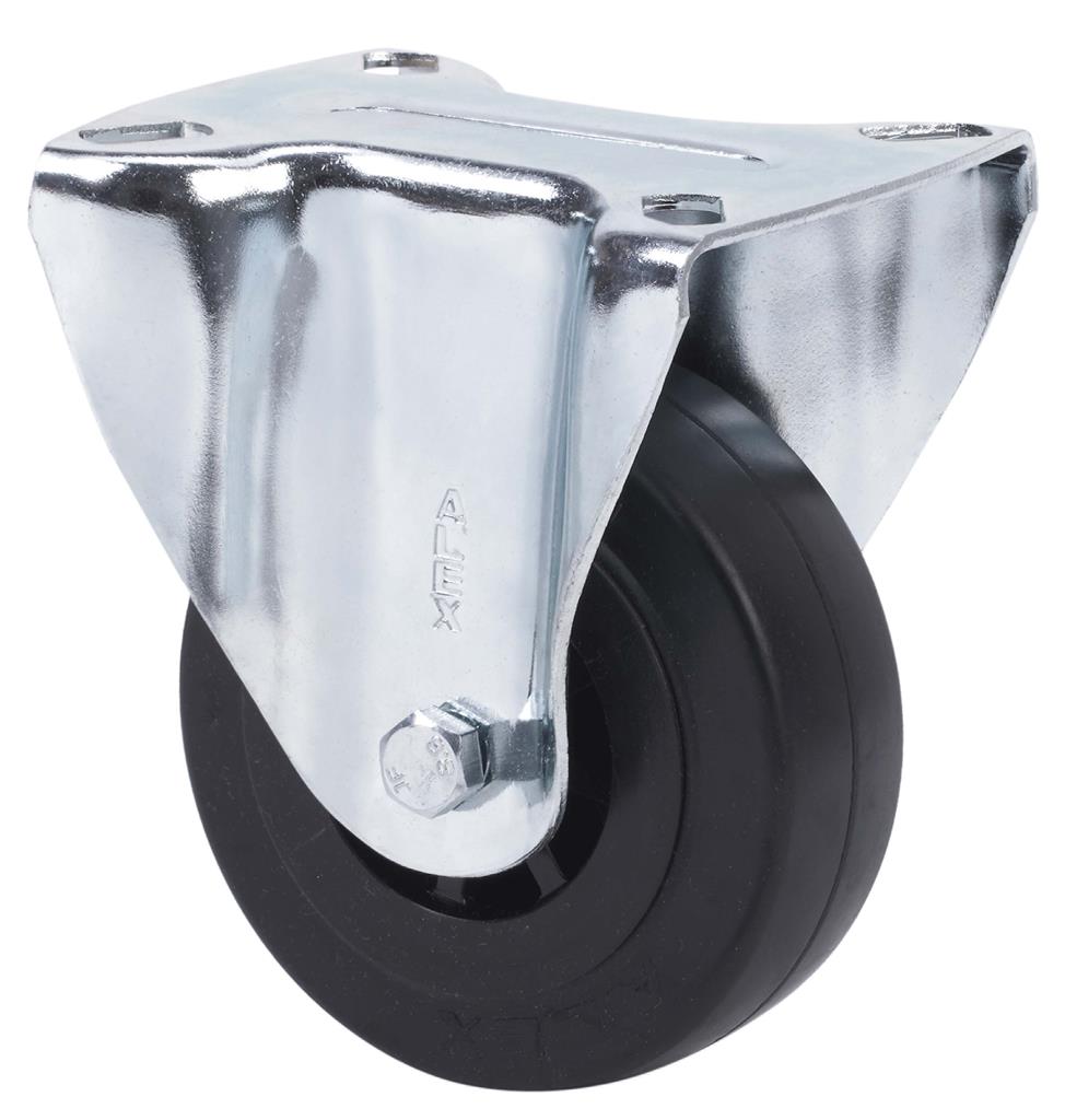 RUEDA ALEX 2-0008 Ø100MM FIJA 130KG GOMA