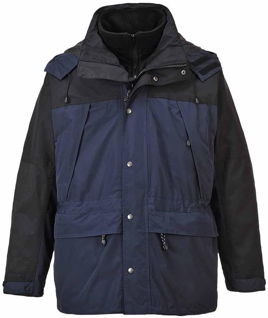 PARKA PORTWEST S532 3 EN 1 GRIS T-XL