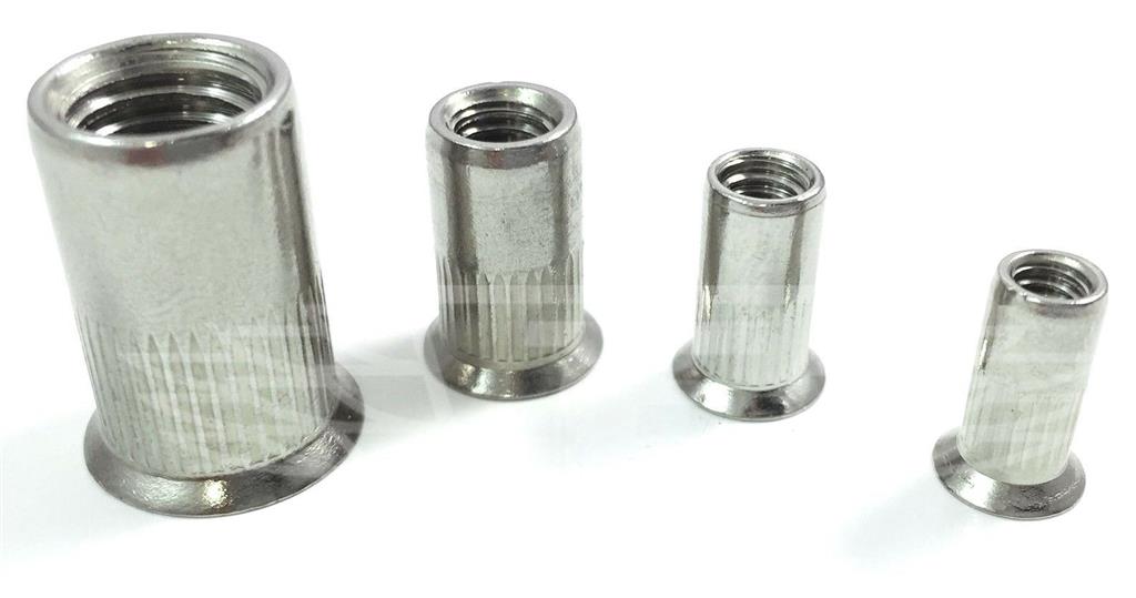 REMACHE TUERCA AVELL. INOX M-4 (1,5-4,0)