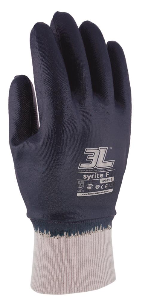 GUANTE 3L SYRITE F SN786 NITRILO AZUL T-9