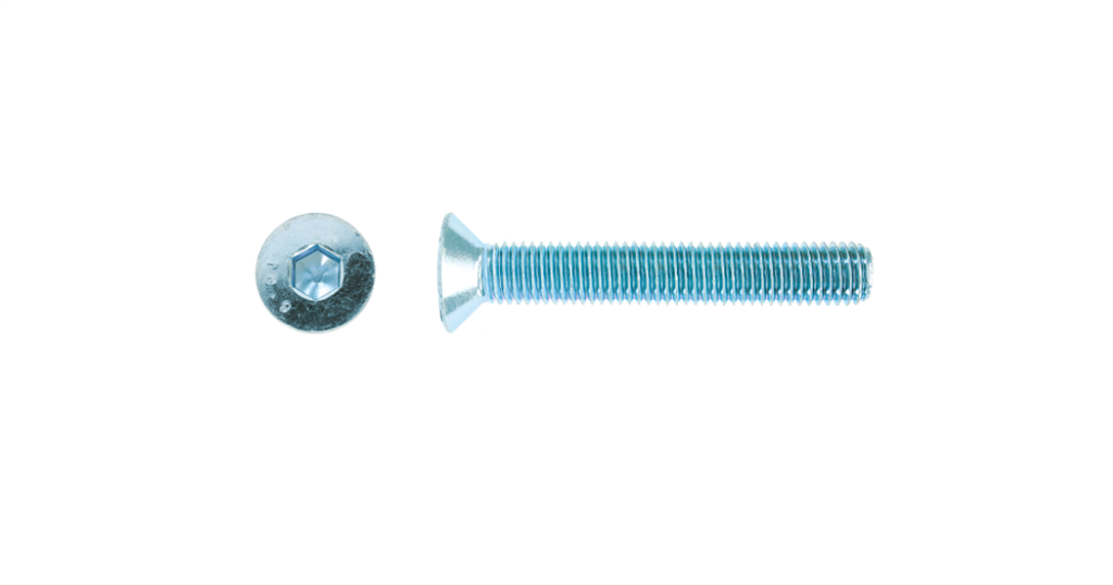 TORNILLO DIN7991 10.9 20X40 ZINC. 