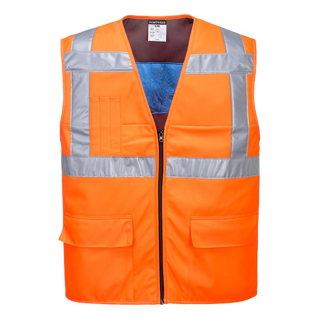 CHALECO PORTWEST REFRESCANTE NARANJA CV02 T-L/XL